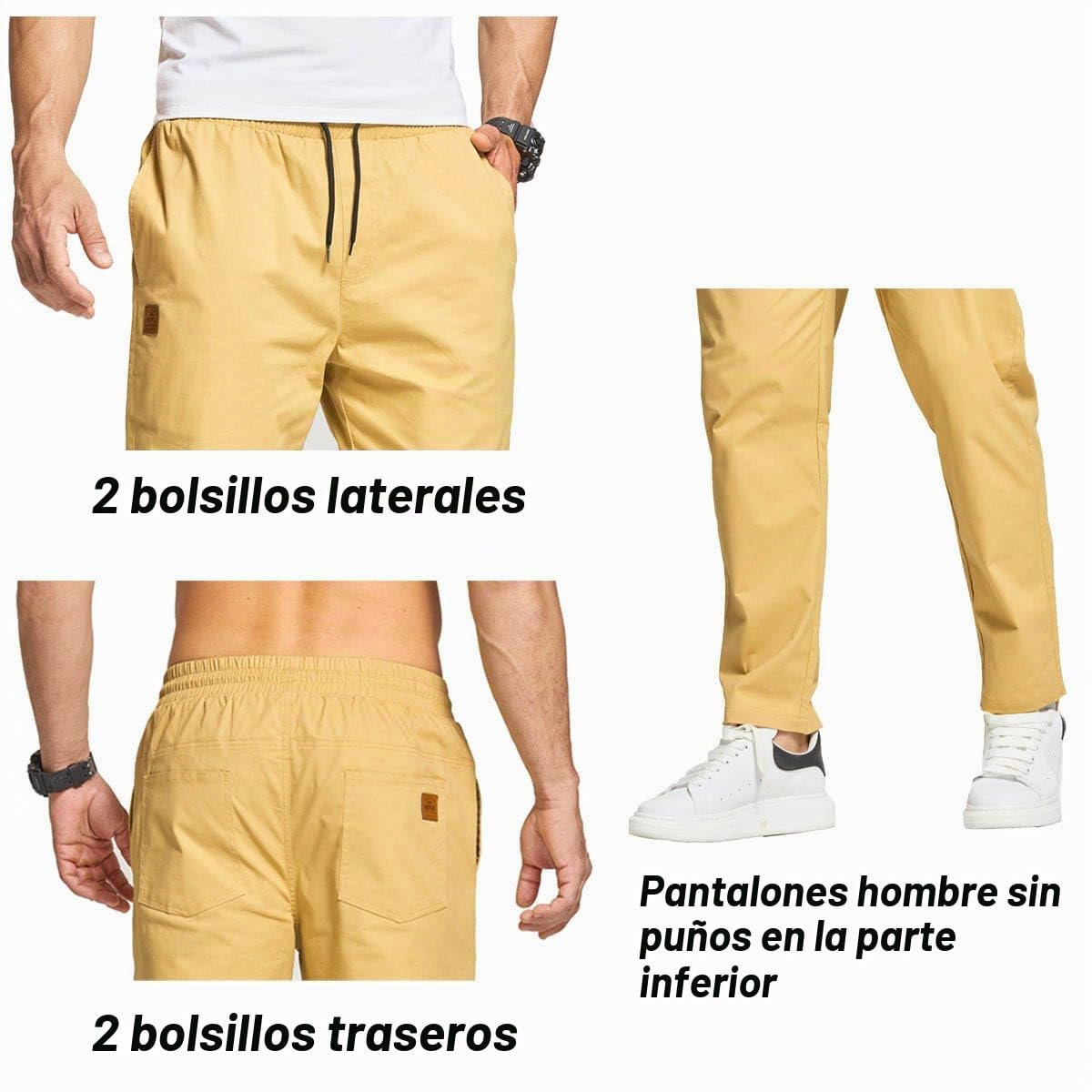 JustSun Pantalon Chandal Hombre Jogger Deporte