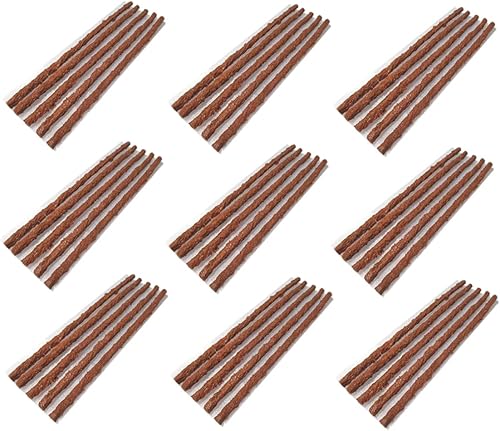 VICASKY 30 piezas de neumáticos planos de pinchazos de motocicleta tira de goma para neumáticos de reparación de neumáticos de automóvil, selladores