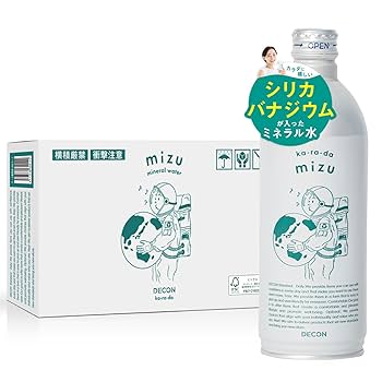 Amazon.co.jp: DECON ミネラルウォーター 490ml 24本入り シリカ