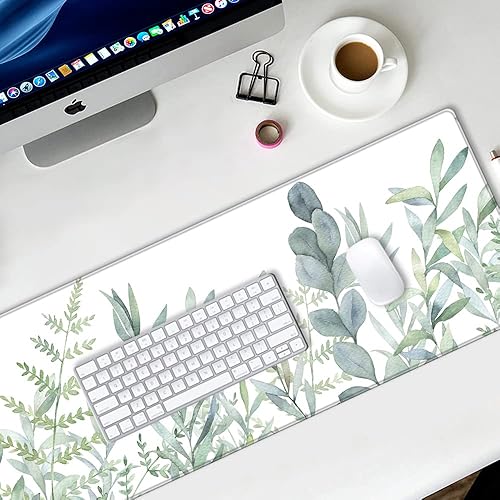 Miniatura 6 de Protector de escritorio, alfombrilla para mouse con base de goma antideslizante, alfombrilla de mouse texturizada e impermeable con bordes cosidos,