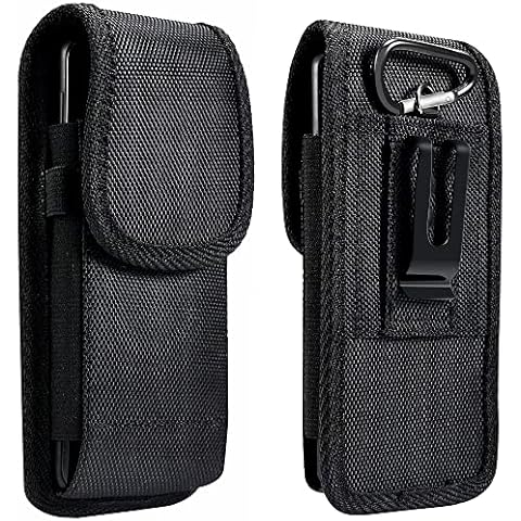 Funda Vertical Cinturón Bolsa Mosquetón Baiyian Oxford para iPhone 12 Pro MAX/iPhone 13 Pro MAX Cover