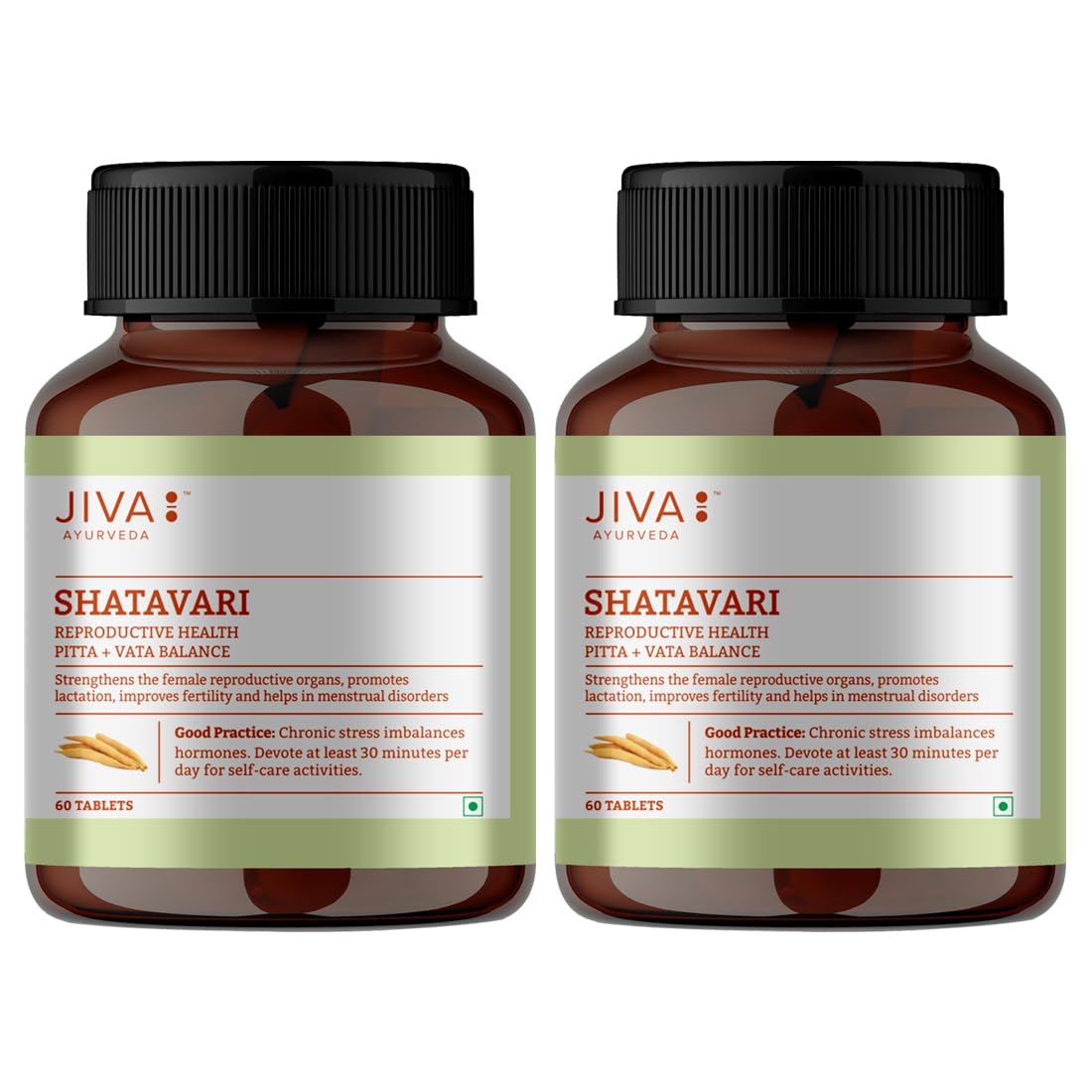 Jiva Shatavari Tablets 500mg | Helps To Manage Blood Pressure | Pure & Ayurvedic | For Men & Women - 60 Tablet (Pack of 2) (B0CGVKR5GM) Amazon Price History, Amazon Price Tracker