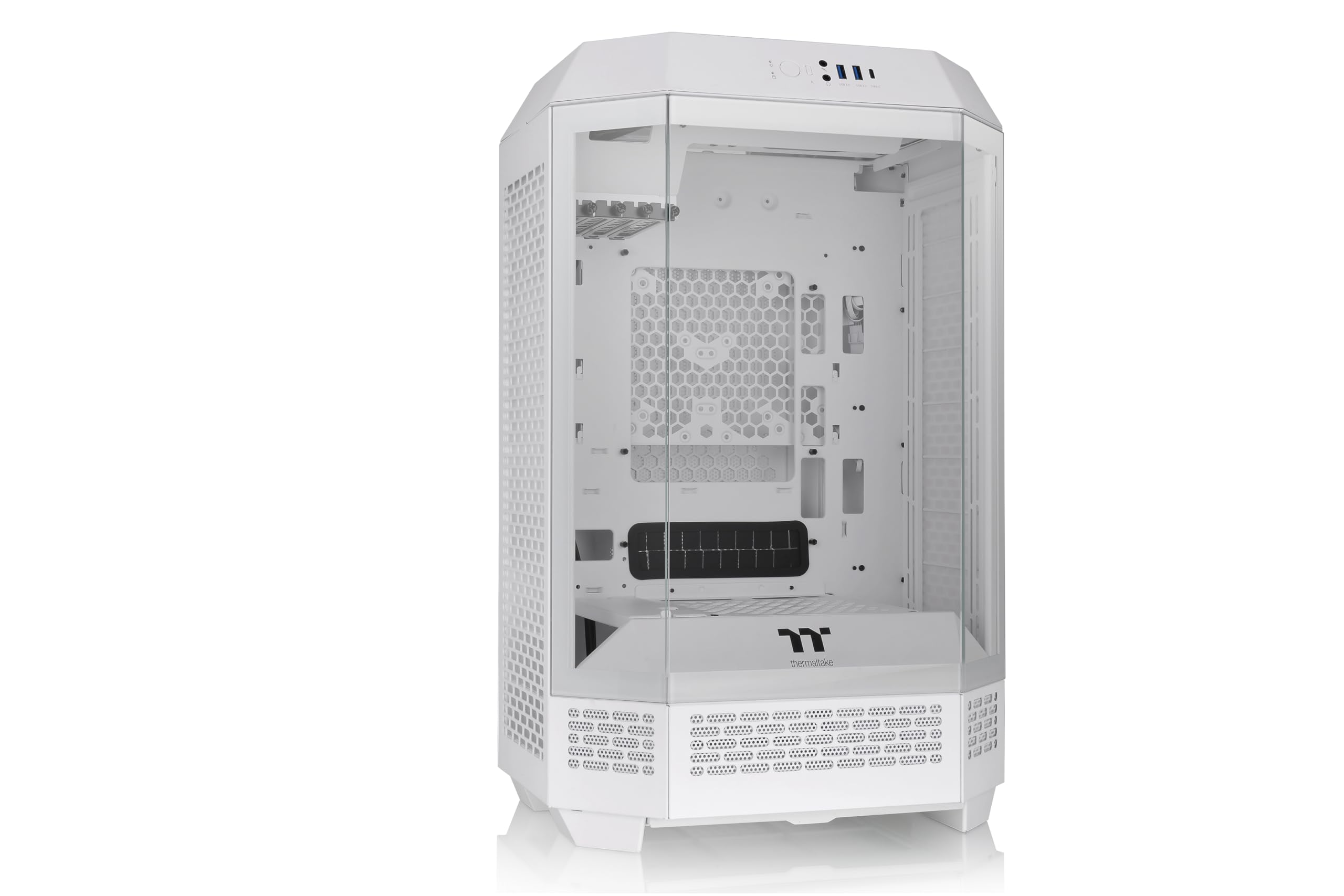 Amazon.com: Thermaltake Tower 300 Snow Micro-ATX Case; 2x140mm CT
