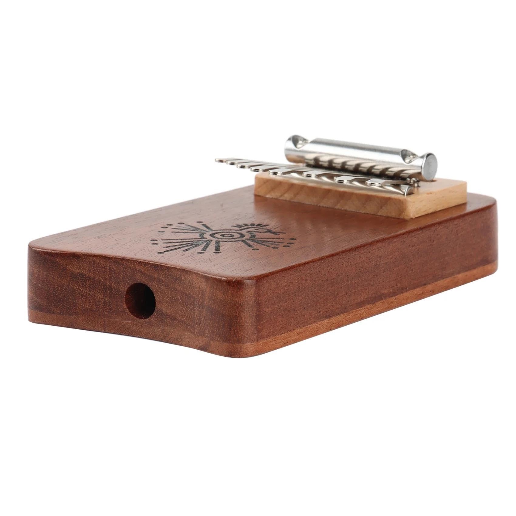 Dorosła Kalimba Kalimba 8 Klawiszowy Wykwintny Fortepian Kciukowy Akcesorium Do Instrumentu Muzycznego