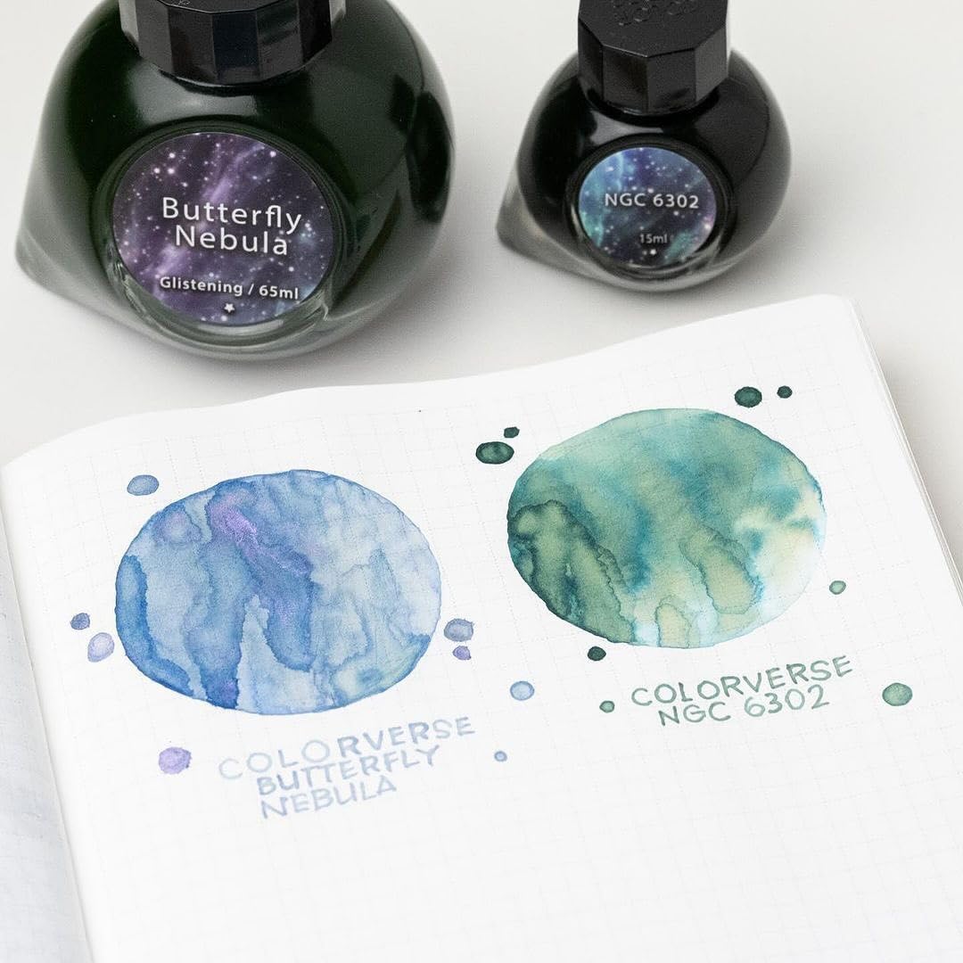 筆記具 COLORVERSE Butterfly Nebula NGC 6302 Amazon.com : Colorverse Fountain Pen Ink Blue Butterfly Nebula