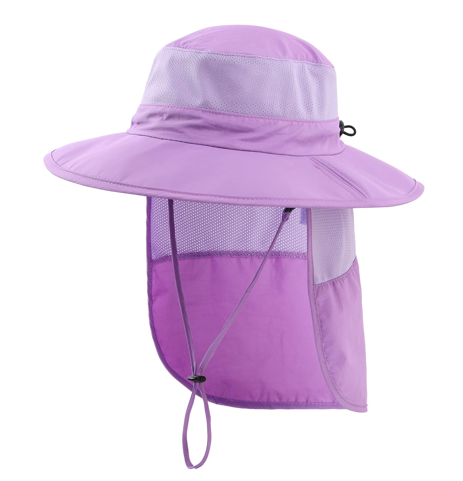 Home Prefer Outdoor UPF50 Kids Sun Hat Wide Brim Fishing Hat with Neck Flap