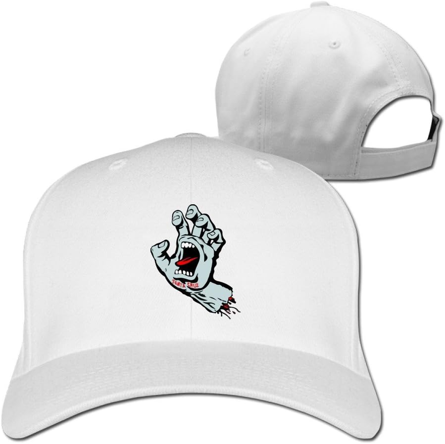 BEDOO Men's Santa Cruz Screaming Hand Design Baseball Hats