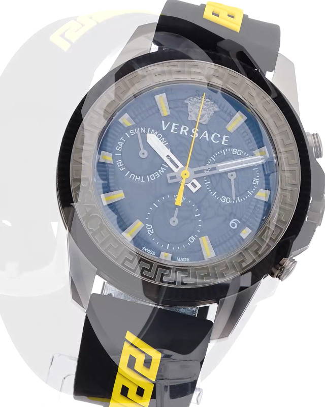 Amazon.co.jp: [VERSACE(ヴェルサーチ)] 腕時計 GRECA ACTION CHRONO