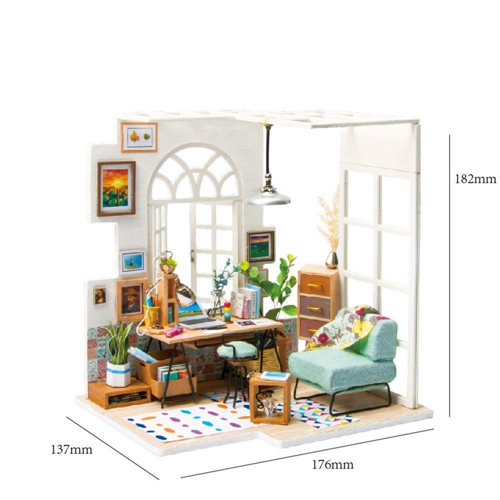 Amazon.co.jp: おもちゃミニチュアドールハウスキットビルディング