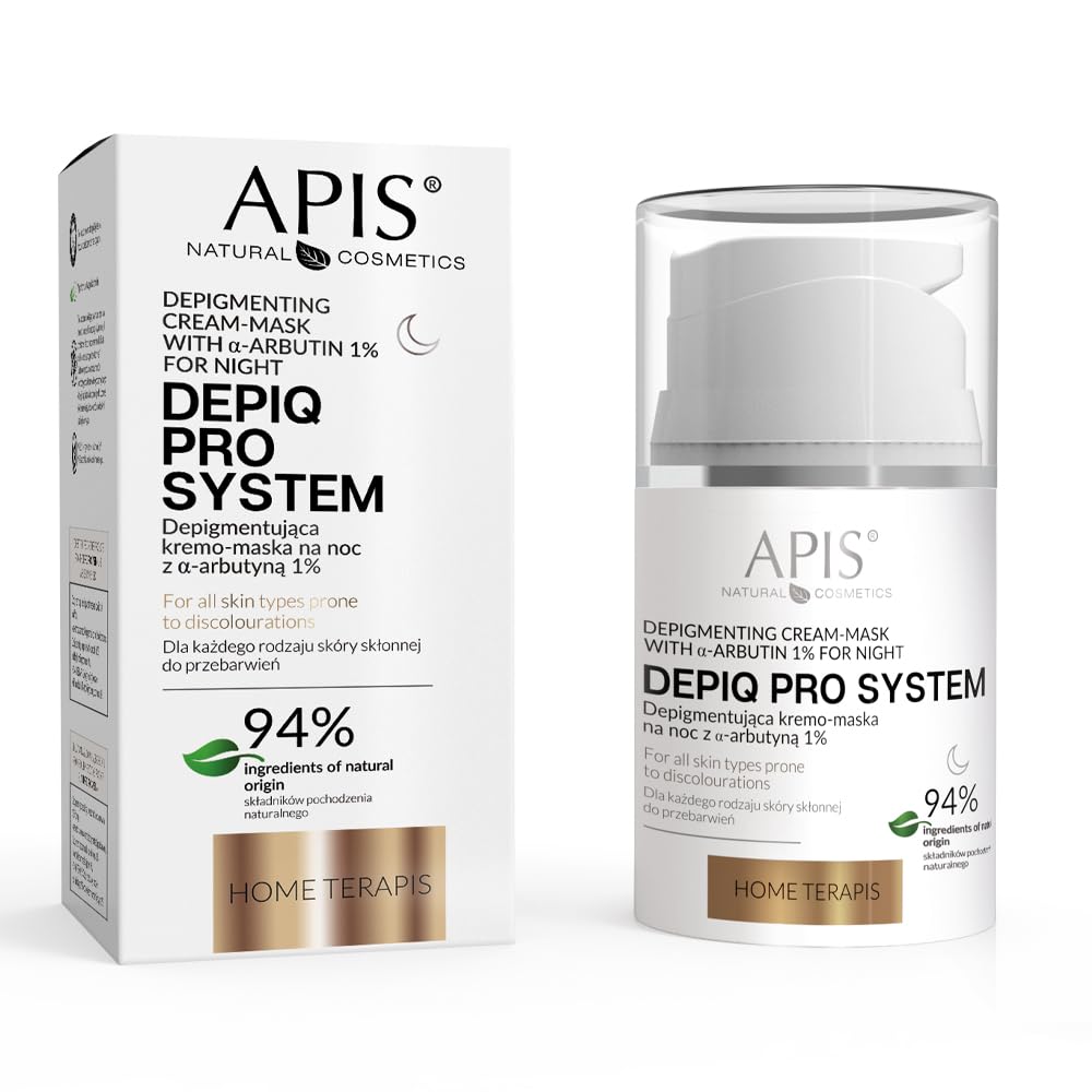 Apis Depiq Pro System Depigmenting night cream-mask with α-arbutin 1% | 50 ml
