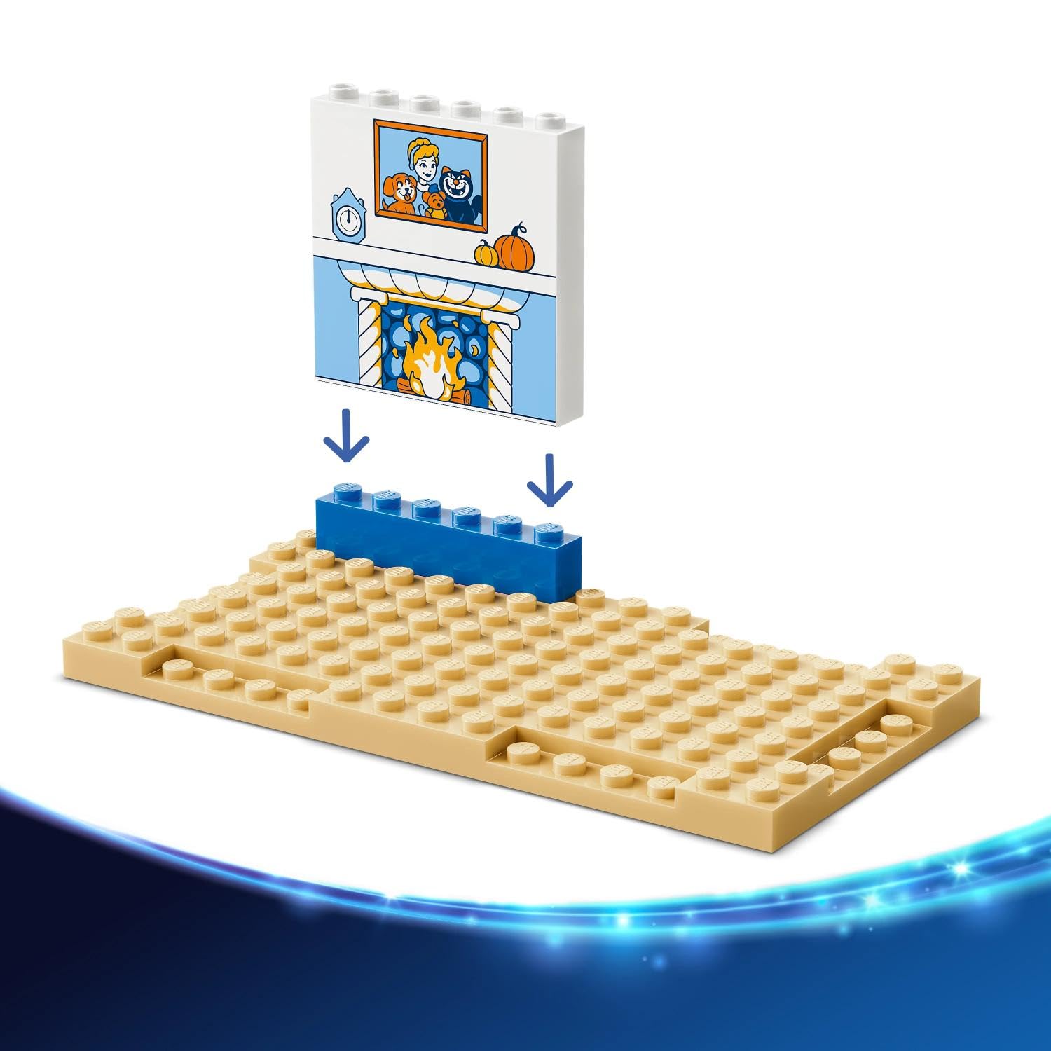 LEGO ǀ Disney Princess Château de Cendrillon et Ses Amis Animaux - Jouet de Construction - Jeu Éducatif avec Mini-Poupées & 4 Figurines Animaux - Cadeau d'anniversaire pour Fille 4 Ans ou Fan 43283