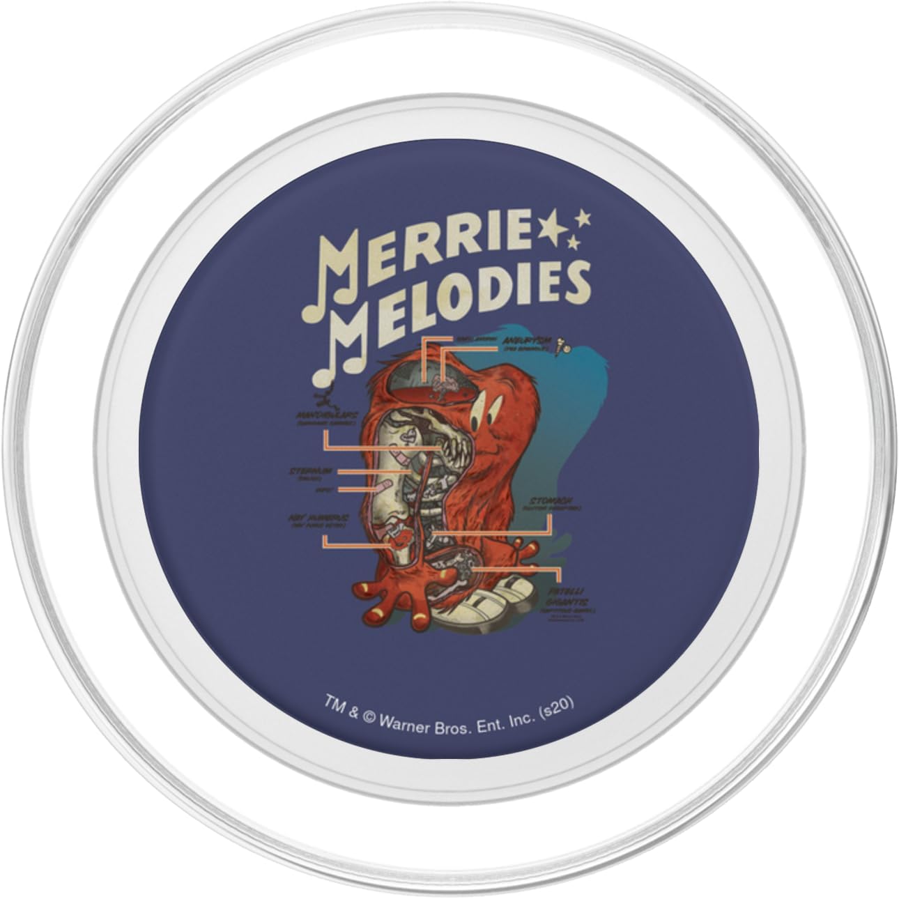 Looney Tunes Gossamer X-Ray PopSockets MagSafe PopGrip for iPhone