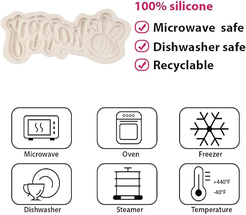 Miniatura 19 de Bumble Bee Moldes de silicona para fondant de chocolate de abeja para decoración de pasteles, decoración de cupcakes, pasta de goma de arcilla