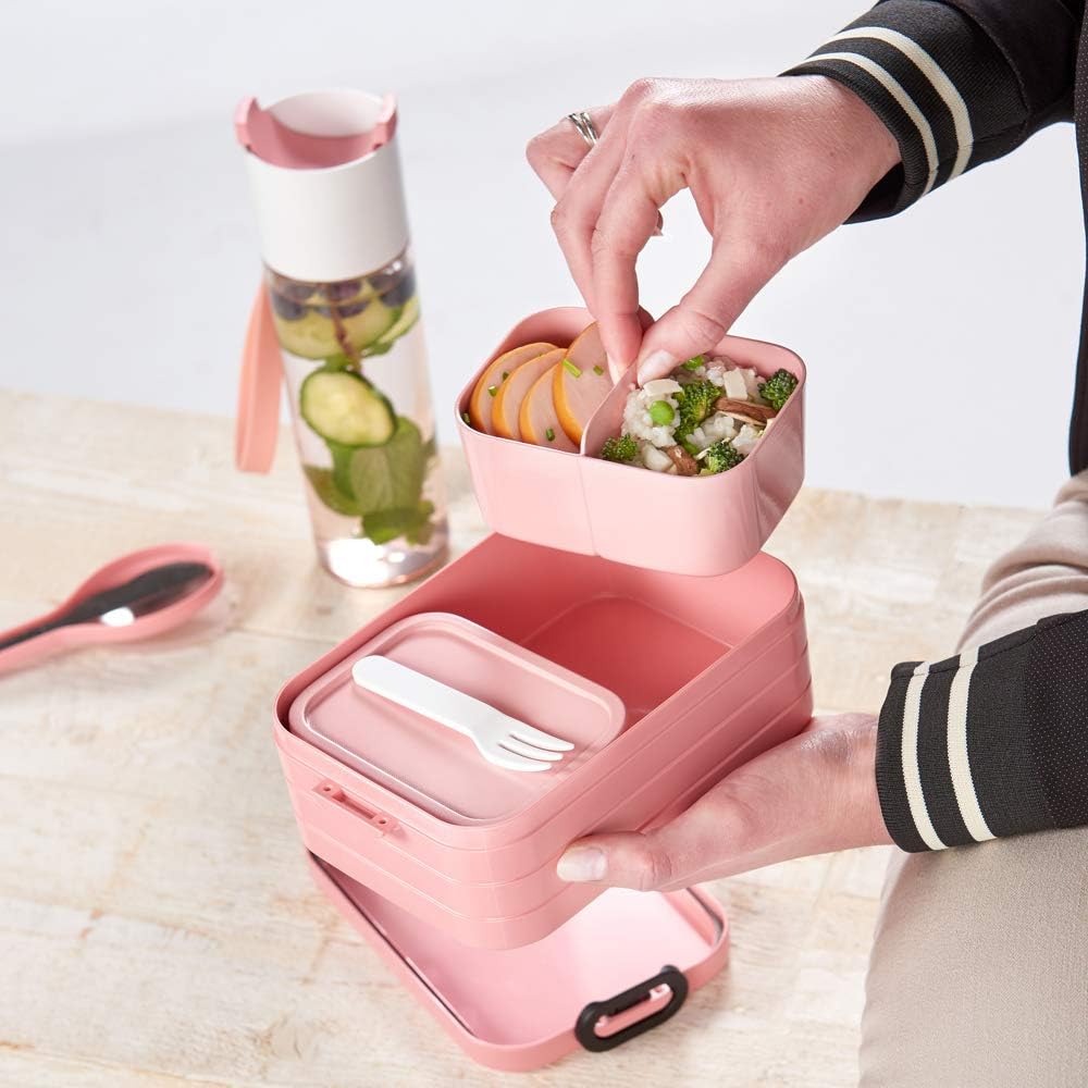 Mein Zwergenland Bento Lunch Box, Take A Break, Midi, Nordic Green Einhorn Cutie