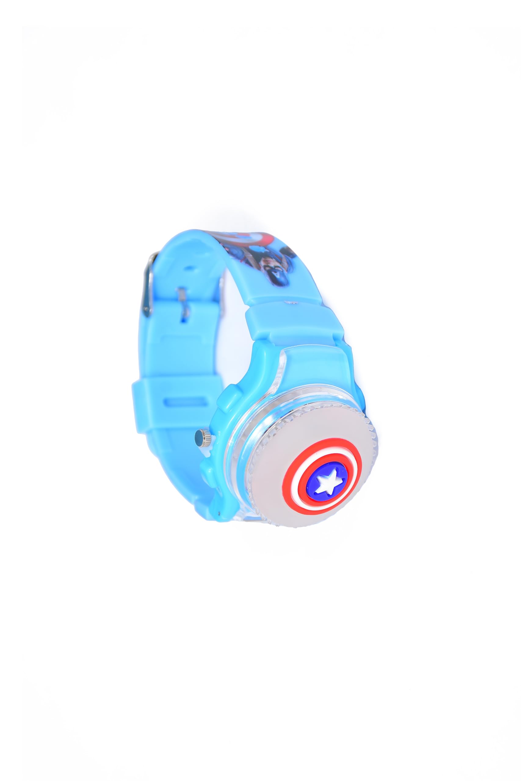 Kids Stylish Analog Watch with Spinner Cap. (Cap with Light)..Boys Watch..Girls Watch..Best Gift(with Free LED Band) (B0CVXCXNQT) Amazon Price History, Amazon Price Tracker