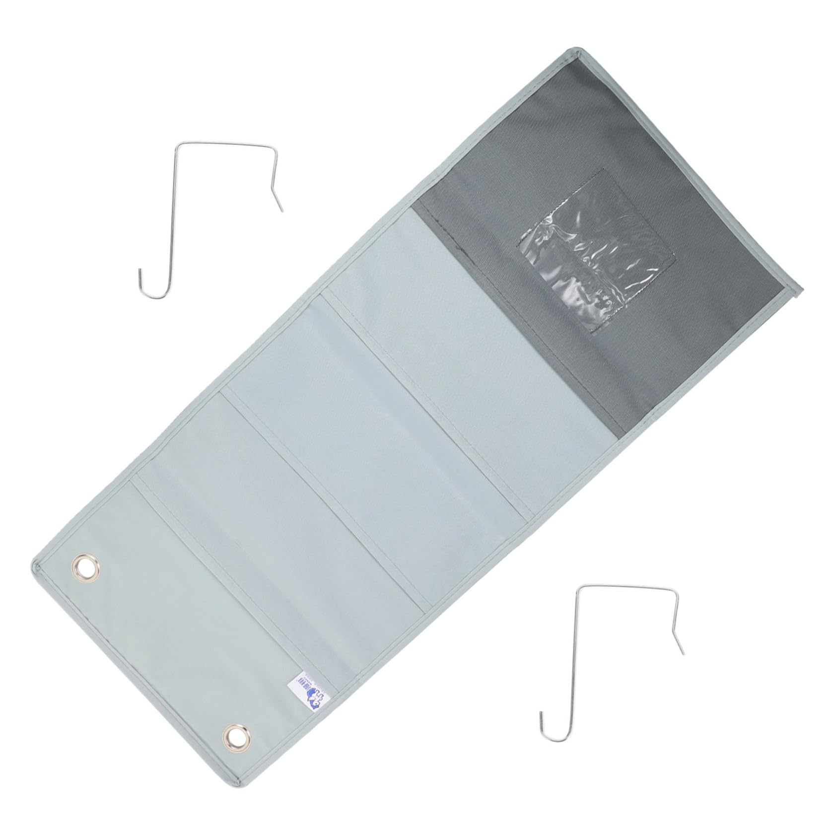 SOLUSTRE Oxford Cloth Hanging Books Bag Capacity Organizer for Office Home Multi Pocket Design for Newspapers Magazines Easy to Install Color