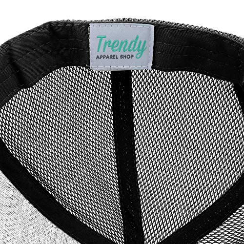 Image of Trendy Apparel Shop Oversize XXL Structured Trucker Mesh Baseball Cap
