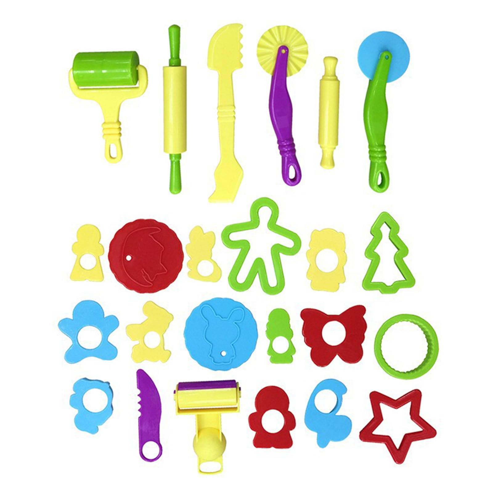 Creative Clay Stamps Mold for Craft Activity with Animal Themes Portable Easy Stamps Toy
