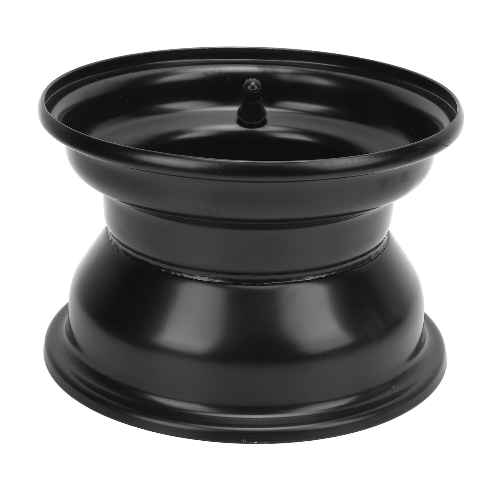 SIXRUN Jante en Alliage d'Aluminium 16x8.00-7, 7 Pouces, Noir, pour VTT, Go Karts, Chariots, Espacement des Trous 78mm