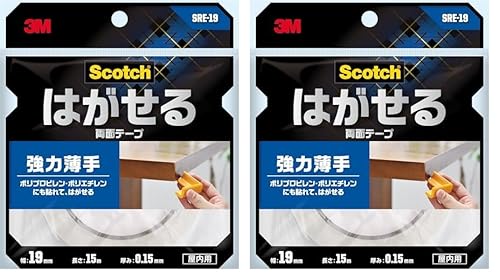 X[G(3M) XRb` ʃe[v ͂   Z~O f Œ fMV[g R[i[K[h 0.15mm×19mm 15m SRE-19(×2)