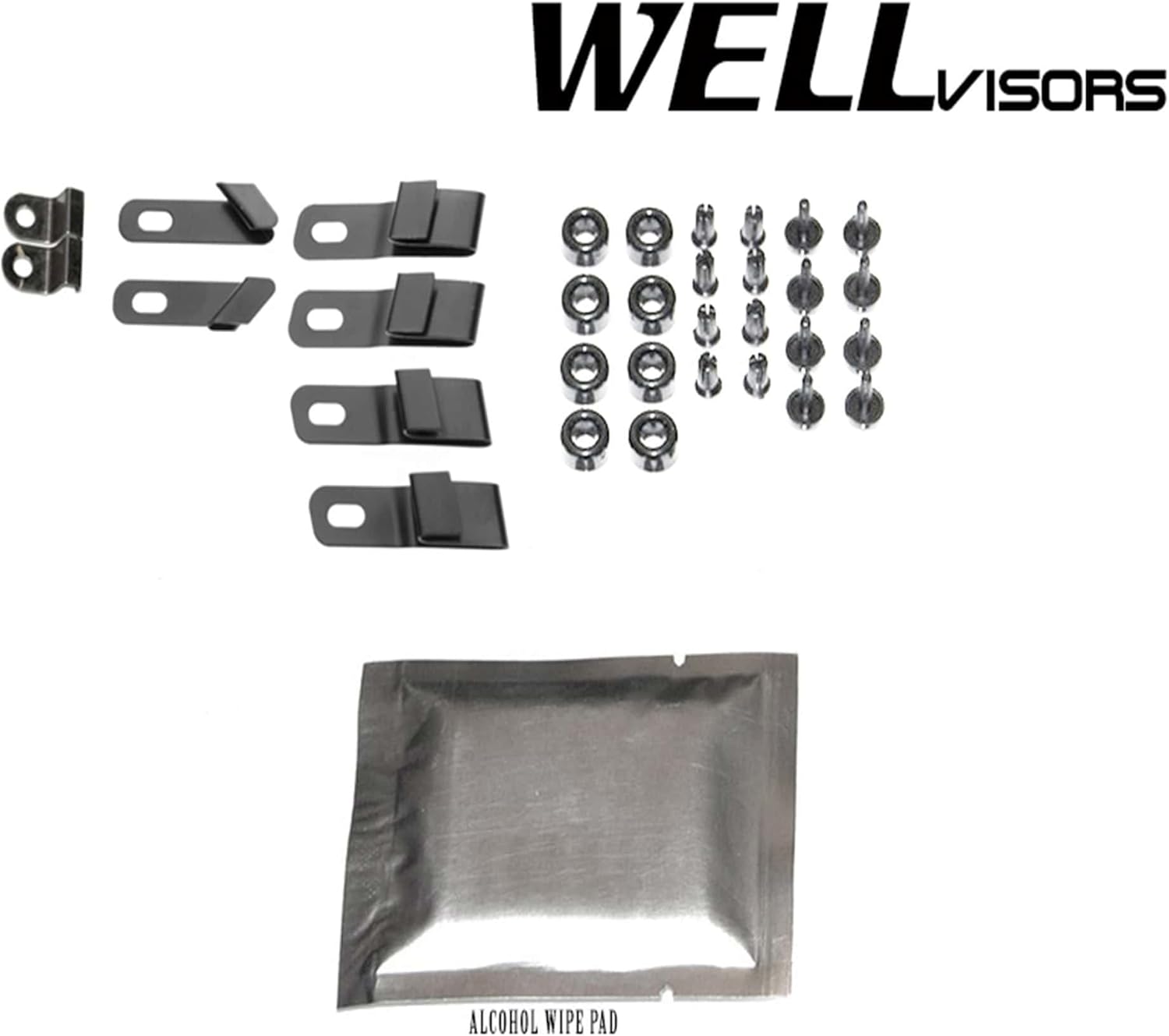 Wellvisors Window Visors Wind Deflectors Compatible with Chevrolet Chevy Trailblazer 2021-2025 Rain Guards Black Trim 3-847CH033