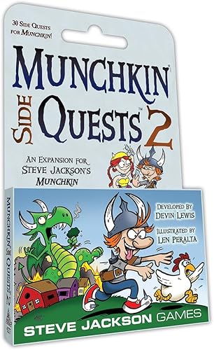 Munchkin Side Quests 2 de Steve Jackson Games, juego de mesa de estrategia