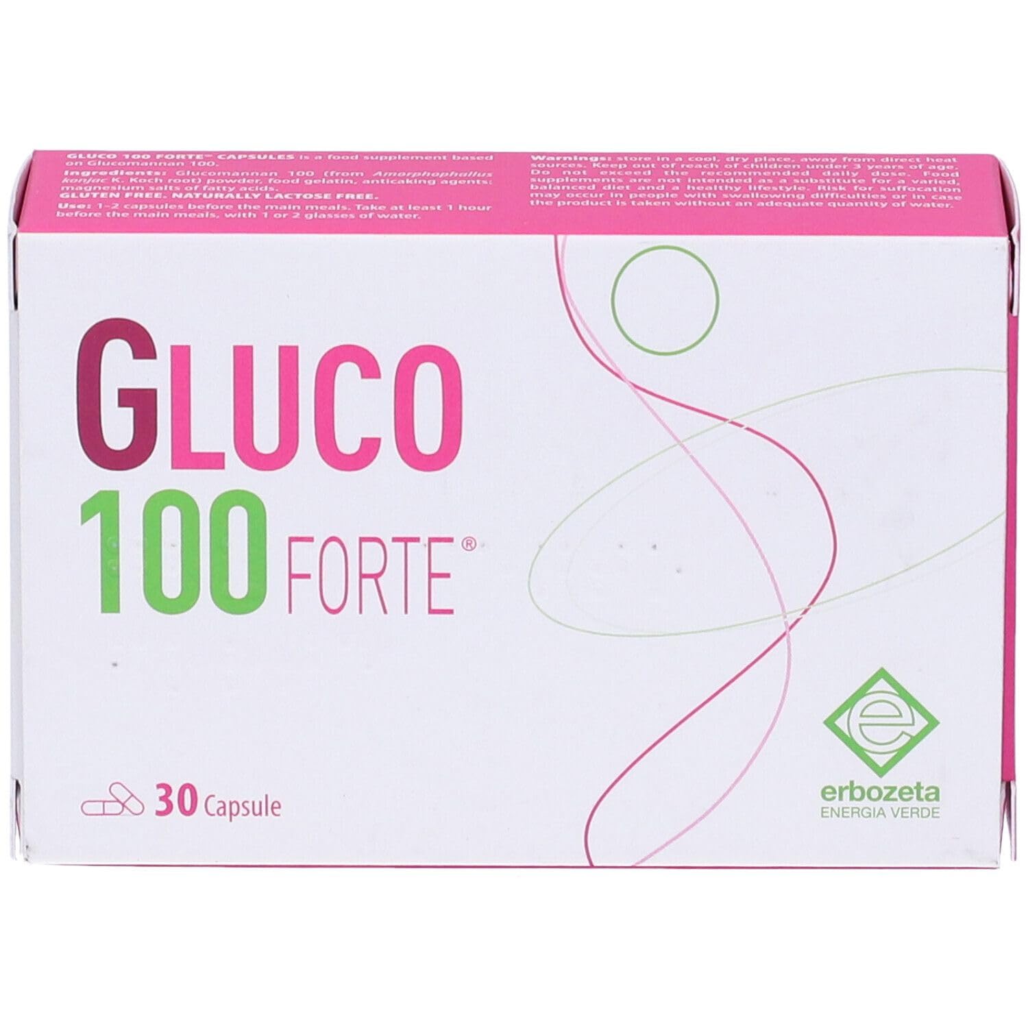 GLUCO 100 FORTE 30CPS
