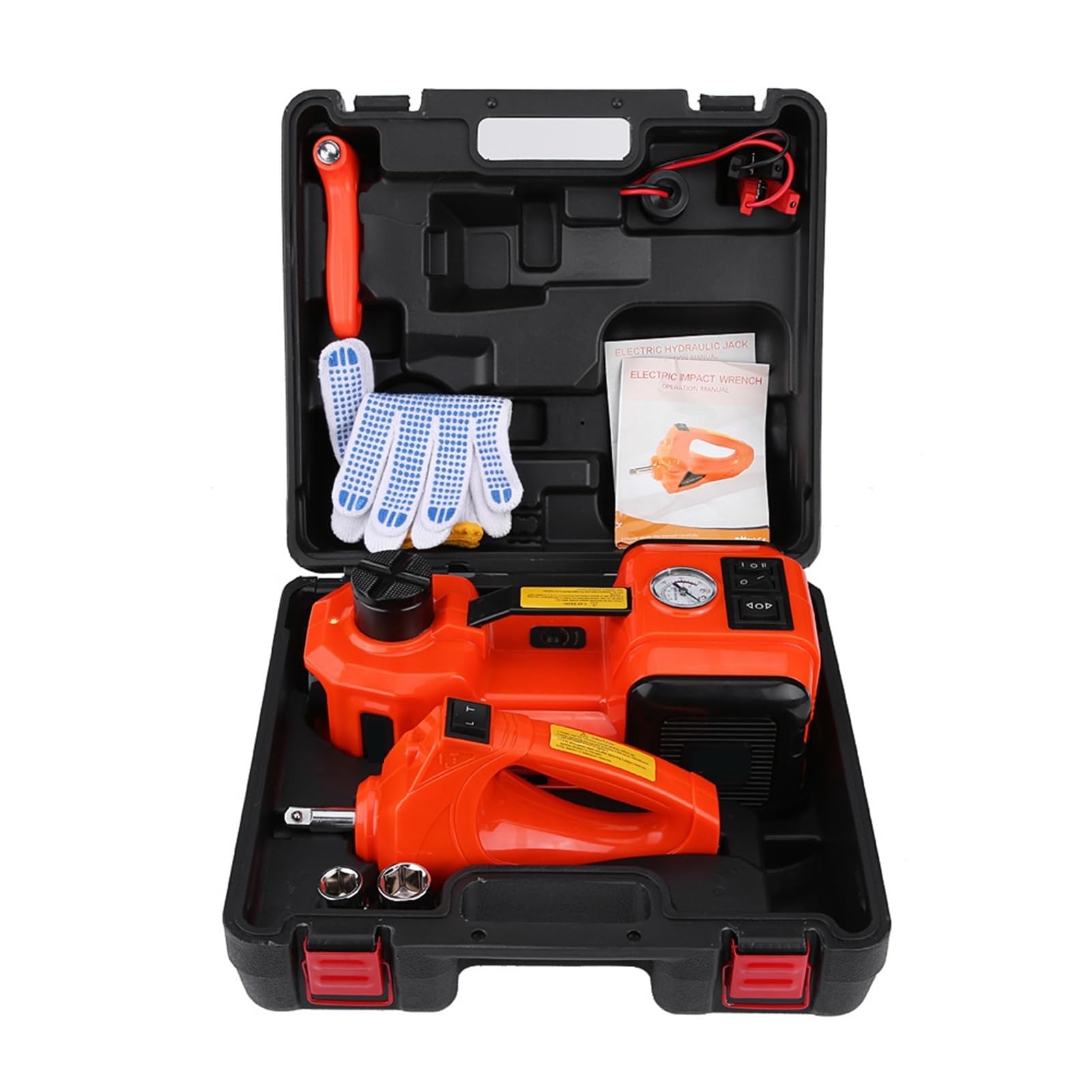 JVDDI Hydraulic Jack 5Ton 12V DC Automotive Car Electric Floor Jack Garage And Emergency Equipment Auto for Vehicle SUV Van Truck Repair