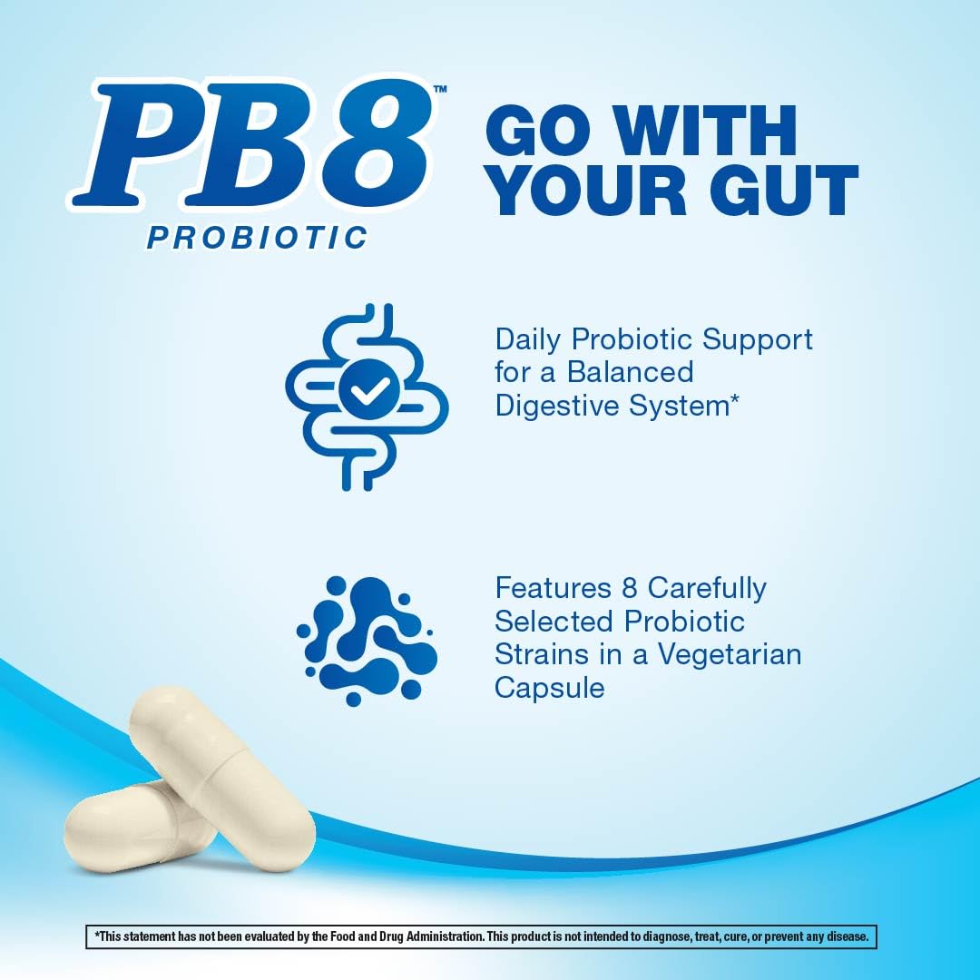 PB8 Probiotic | 14 Billion CFU | 120 Vegetarian Capsules | 8 Strains — Amazon image 4