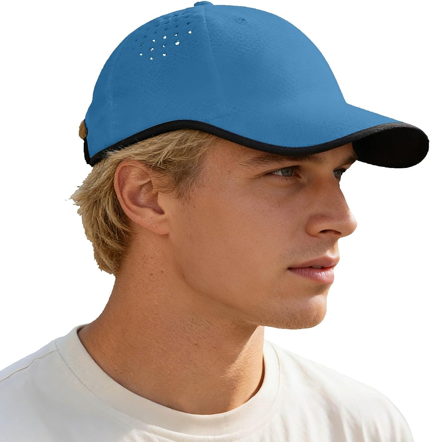 Unisex Seamless Sport Baseball Caps Breathable Quick-Dry Summer Cap UV Protection Wide Brim Sun Hats Hiking Fishing Hat