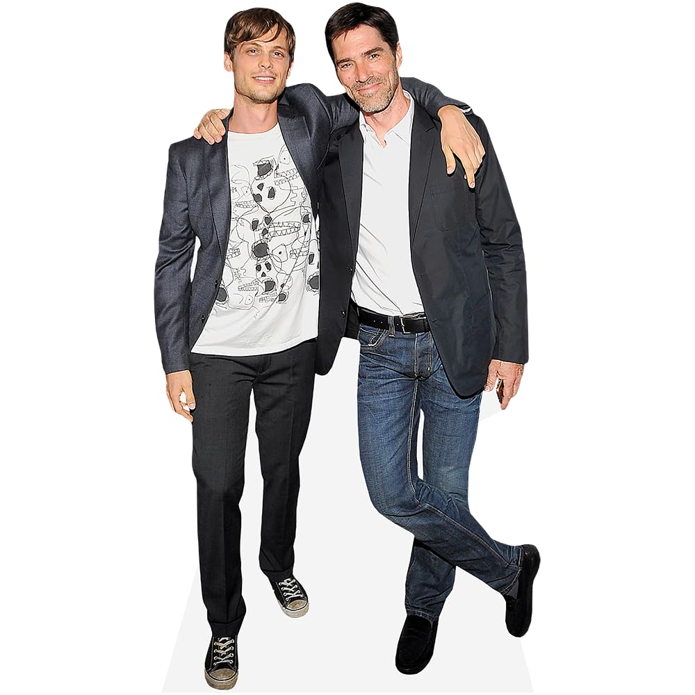 Thomas Gibson And Matthew Grey Gubler (Duo) Mini Celebrity Cutout