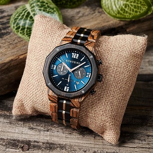 2win-Engraved-Wooden-Watches-for-Men-Chronograph-Military-Luxury-Personalized-Customized-Wrist-Watches-for-Husband-My-Man-Boyfriend-Dad-Son-B-to-My-Husband