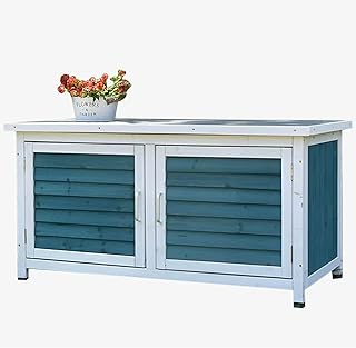 Wooden Outdoor Storage Shed, Waterproof Garde...,