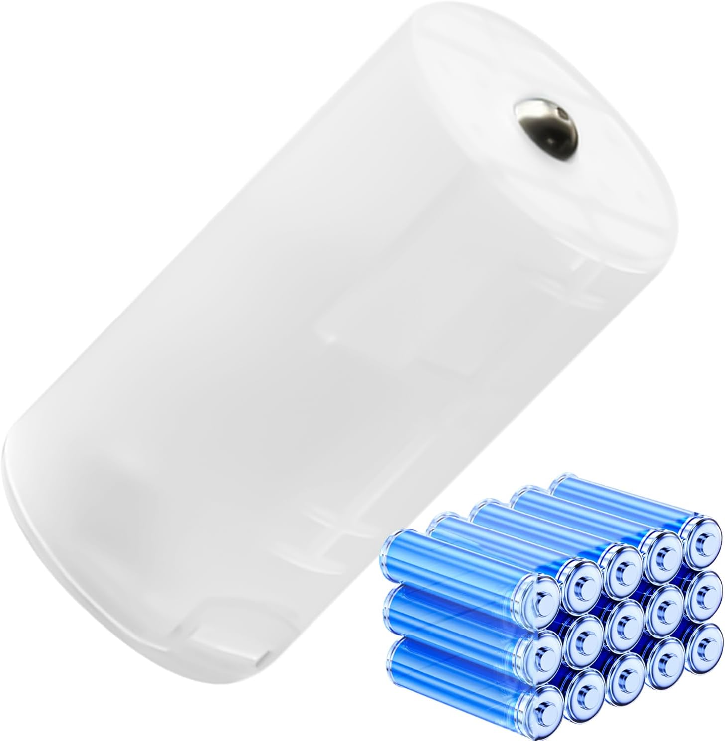 Battery Adapter AA To C - Batteries Adapter | Conversion Holder for Appliances Camping Home Workshop Electrician Outdoor