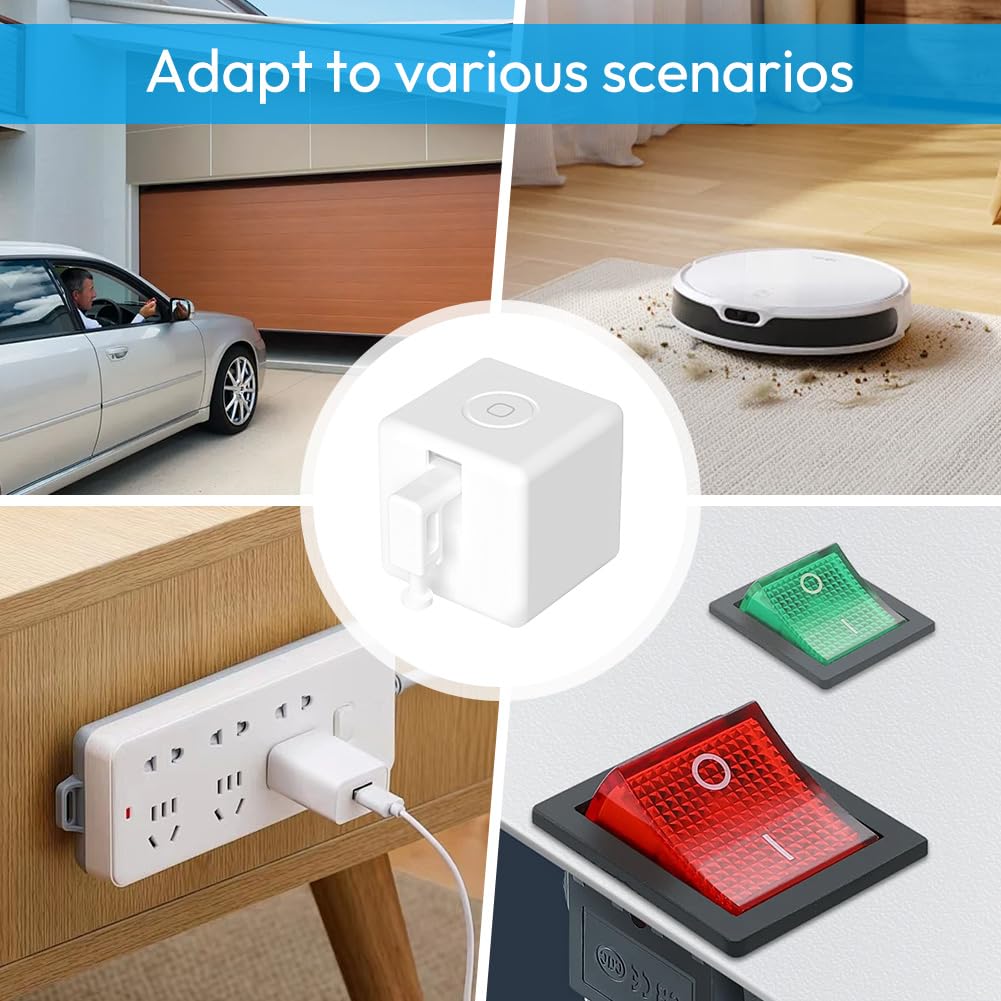 ZigBee Fingerbot Plus Smart Switch Bot - Interruptor inteligente con control táctil, temporizador, requiere puerta de enlace MOES