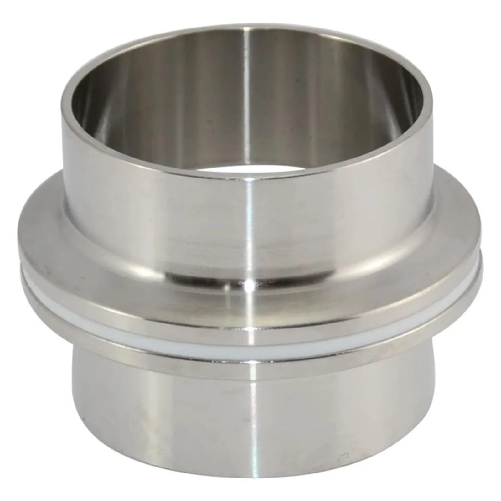 1pc OD 19-102mm Pipe Weld on Ferrule + PTFE Flat Washer 316 Stainless Steel Fitting Pipe Joint Gasket Suit(57mm a Set)