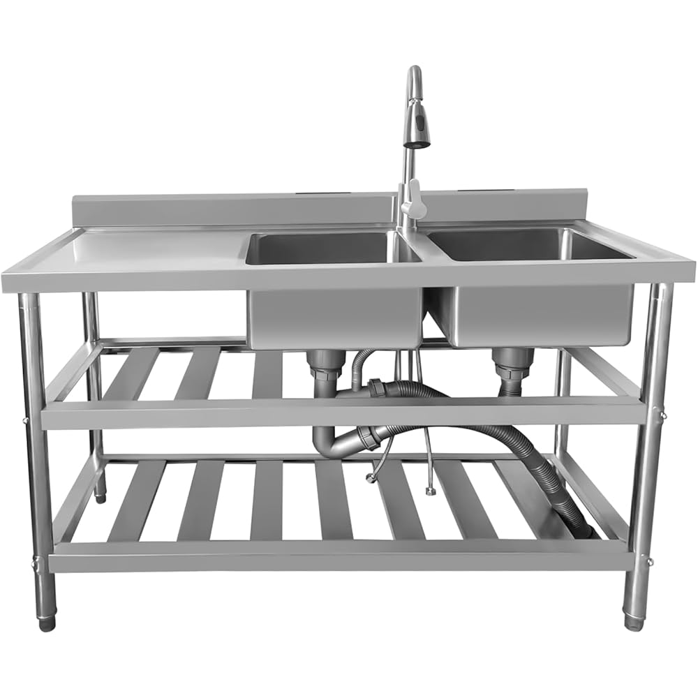 48/mo Finance DuyviSteil Commercial Restaurant Sink Stainless Steel