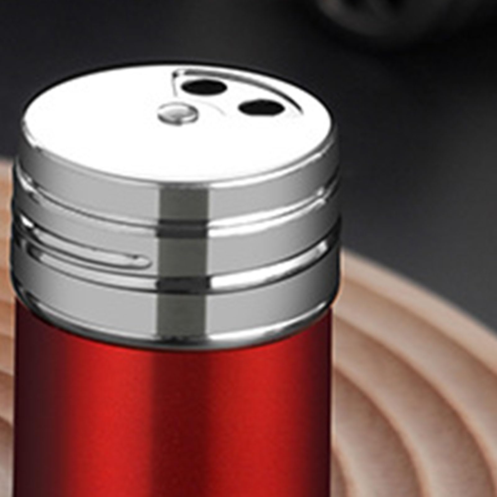 Set 6 Barattoli Per Spezie Kela Fidelis - Con Inserti Shaker A Fori Fini E Grossi, Coperchio In Acciaio Inox, Vetro 70 Ml