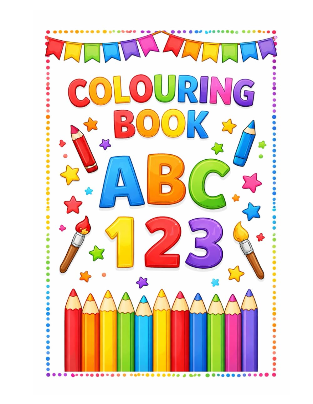Fun Alphabets and Numbers: Color, Trace & Learn