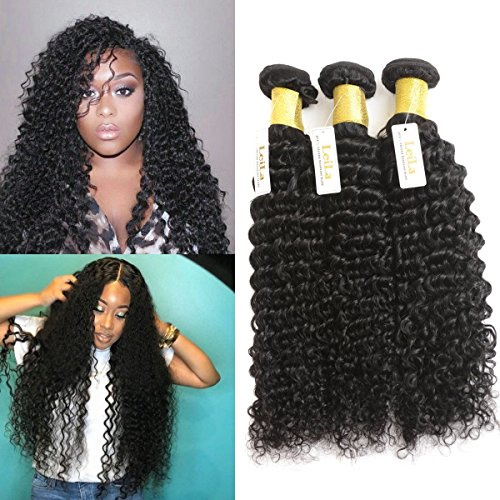 Curly Hair Extensions Brazilian Deep Wave Bundles 7a Brazilian Virgin Hair Deep Wave Weave Curly Hair 3 Bundles (242628)