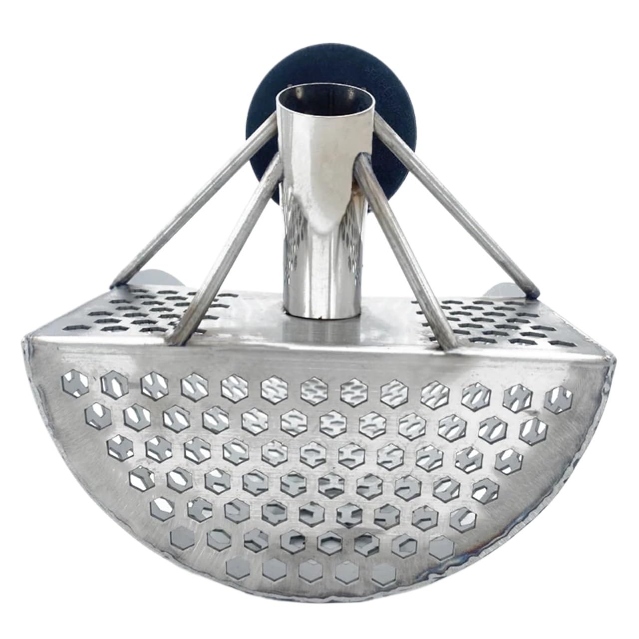 Rastrillo per pulci di sabbia Paletta for sabbia da spiaggia, pala, metal detector, palette for , for la ricerca di tesori, strumento in acciaio inossidabile esagonale