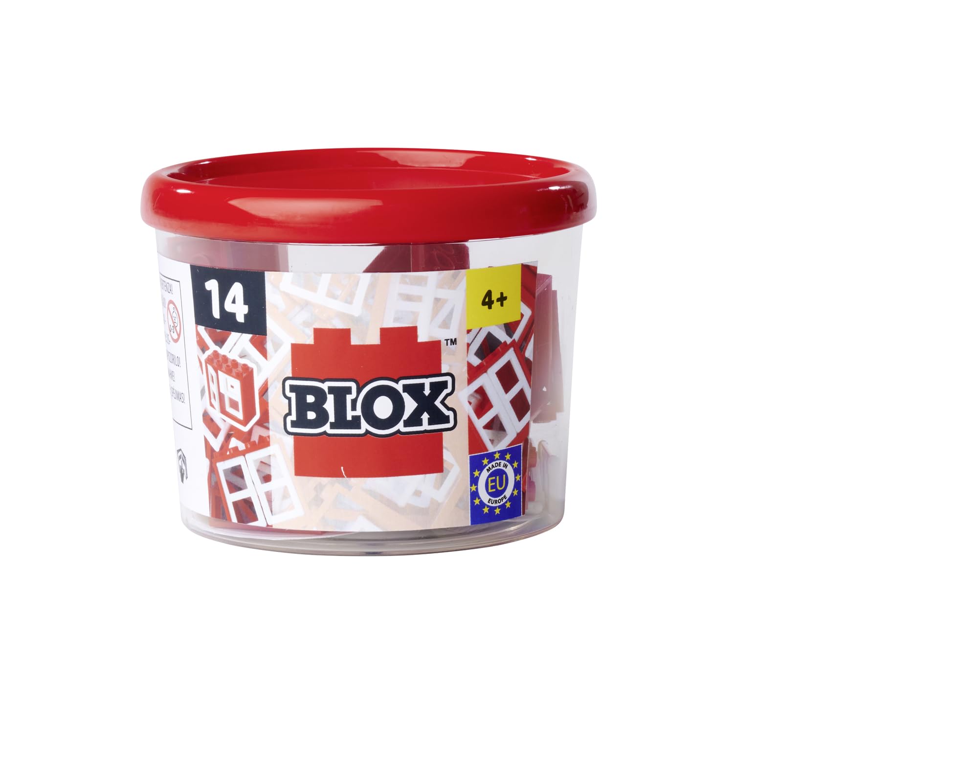 Simba Blox Building Accessories, 14 x Windows and 28 x Frames, Building Blocks for Children from 3 Years, Clamping Blocks, Fully Compatible with Many Other Manufacturers