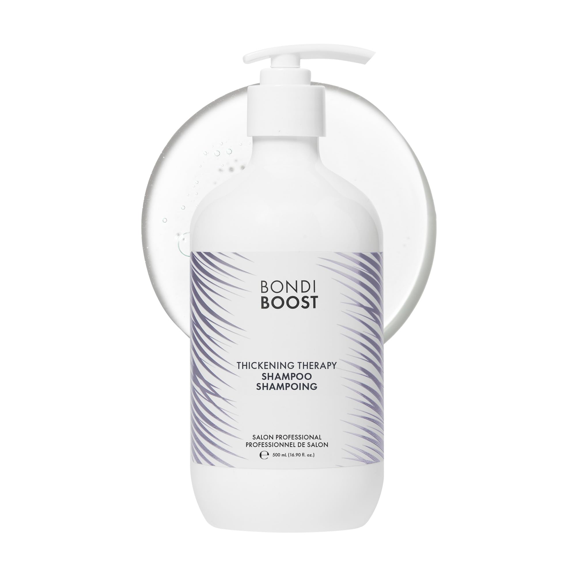 BondiBoost Thickening Therapy Champú Voluminizador - Aloe, Sin Sulfatos, Con Ácido Hialurónico y Biotina Para Volumen Instantáneo - Vegano, Libre de Crueldad, 300ml