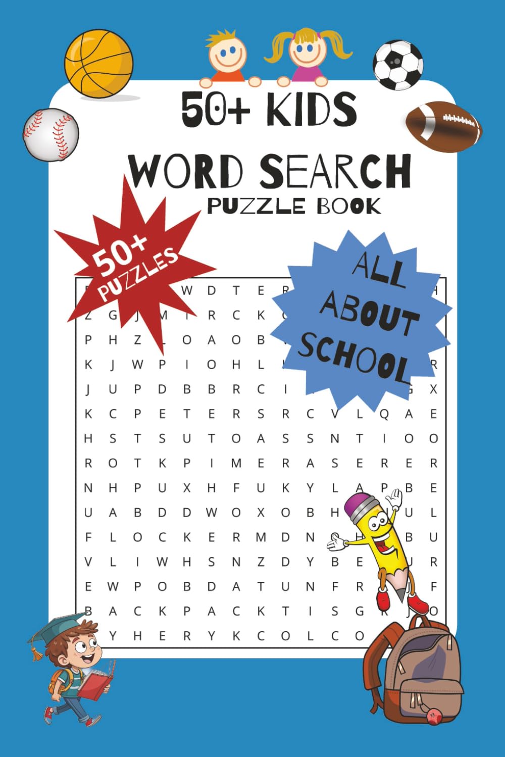50+ kids words search: Fun School Word Puzzles That Build Vocabulary & Confidence