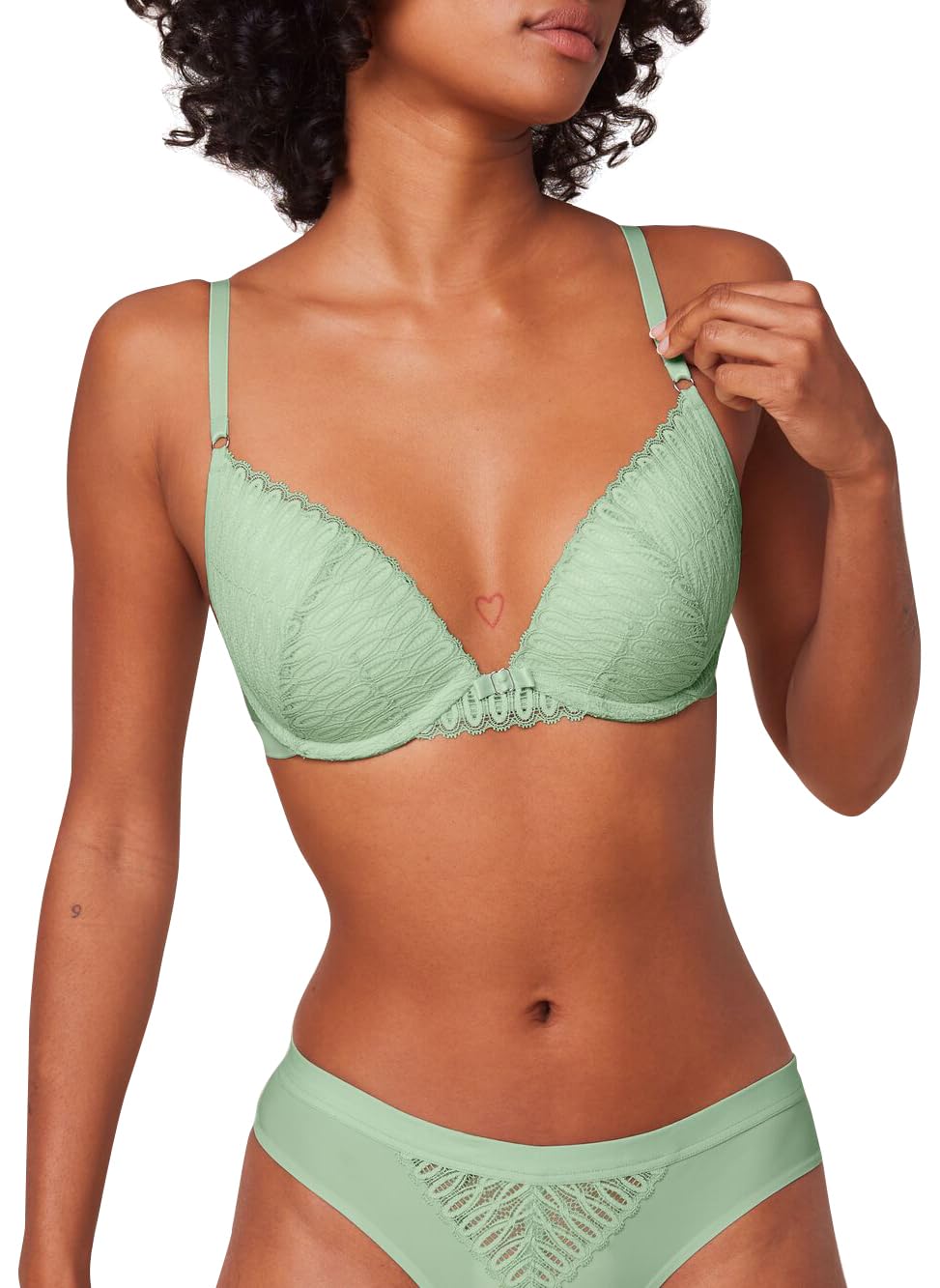 Triumph Aura Spotlight T WHU Women's Bra, Silky Green, 38D