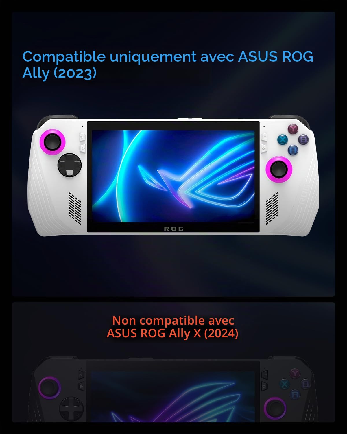 Spigen Rugged Armor Coque Compatibe avec ASUS Rog Ally 2023 RC71L - Noir Mat