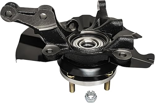 Miniatura 4 de Detroit Axle - Nudillos de dirección delantera y cojinetes de cubo de rueda de repuesto para Hyundai Accent 2006 2007 2008 2009 2010 2011 - Juego de