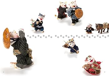 石渡いくよ創作人形作品集「人情 猫絵巻」写真 板東寛司 | 石渡