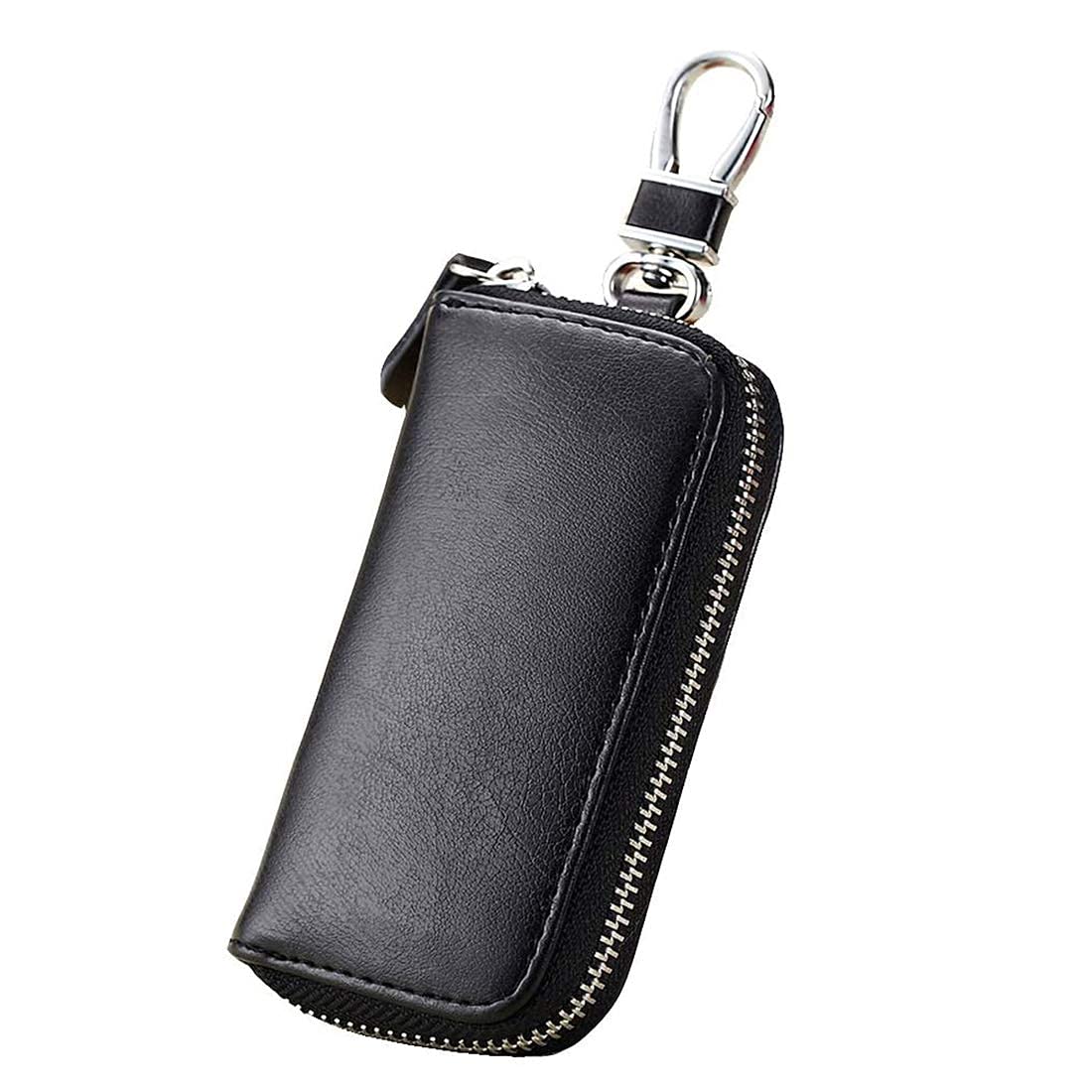 KASTWAVE PU Leather Car Key Case Car Smart Key Chain Coin Holder Smart Key Holder Protection Car key Chain Bag Auto Remote Keyring Wallet Key Wallet Card Wallet Leather Wallet Black