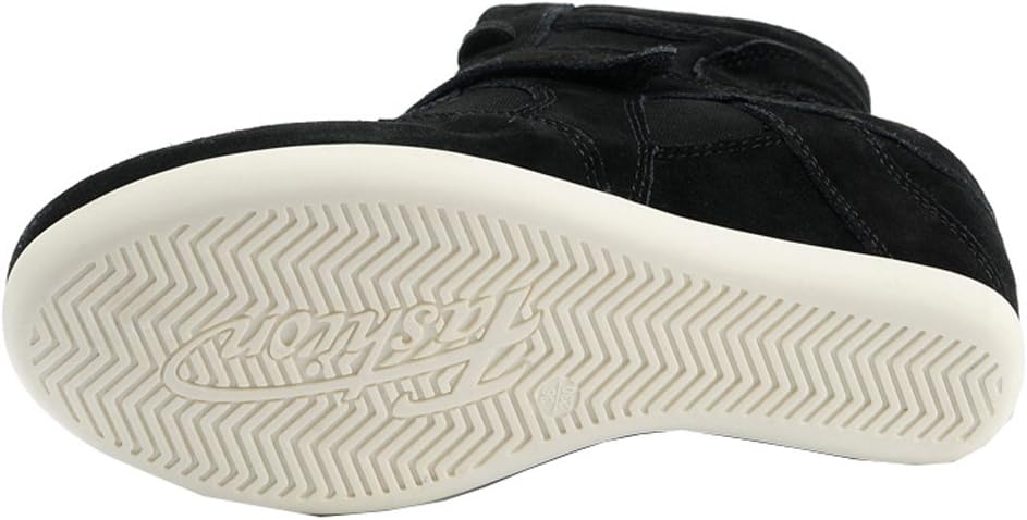rismart Women's Wedge Casual Hook Loop Fabric Suede Leather Fashion Sneakers - Image 6